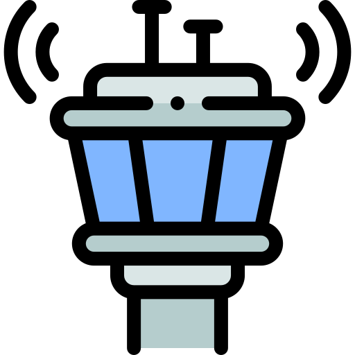 ícono de la torre espacial