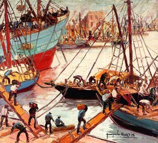 Dia de trabajo en La Boca