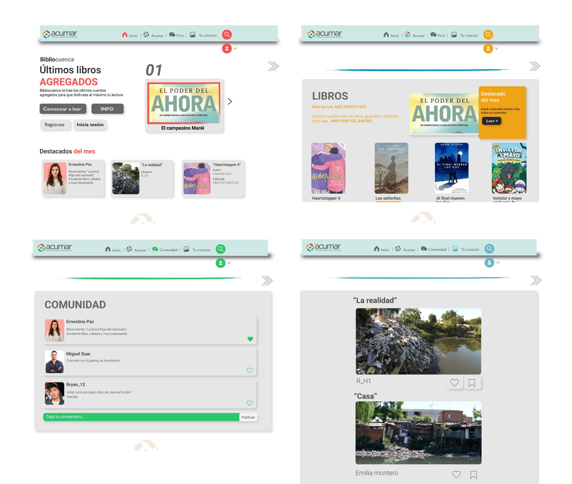 Recorrido de webapp