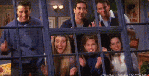 gif de una escena de Friends