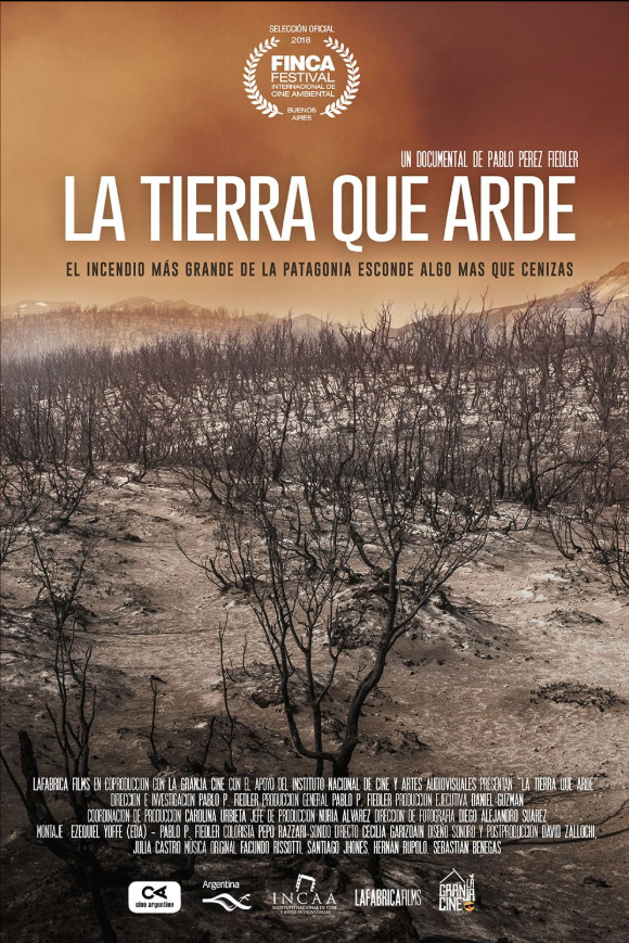 Portada de película: La tierra que arde