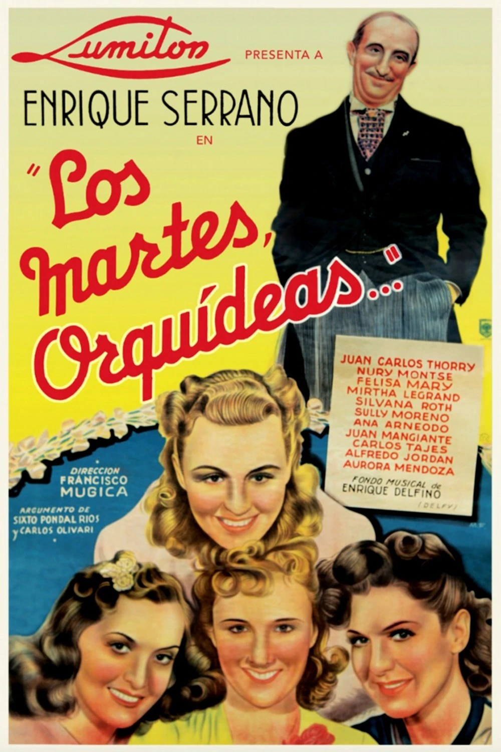 Afiche Los martes, orquídeas