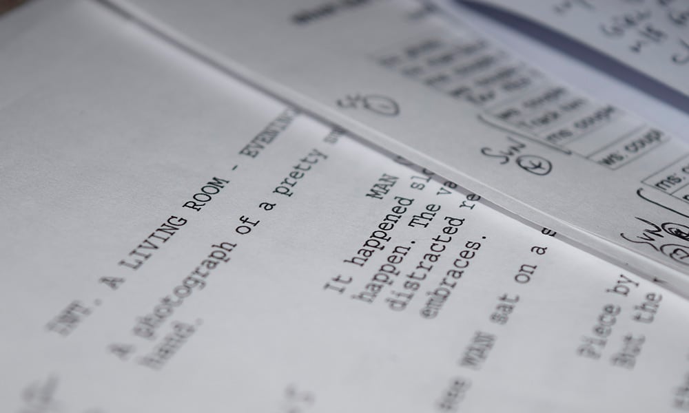 portada de la convocatoria de guionistas