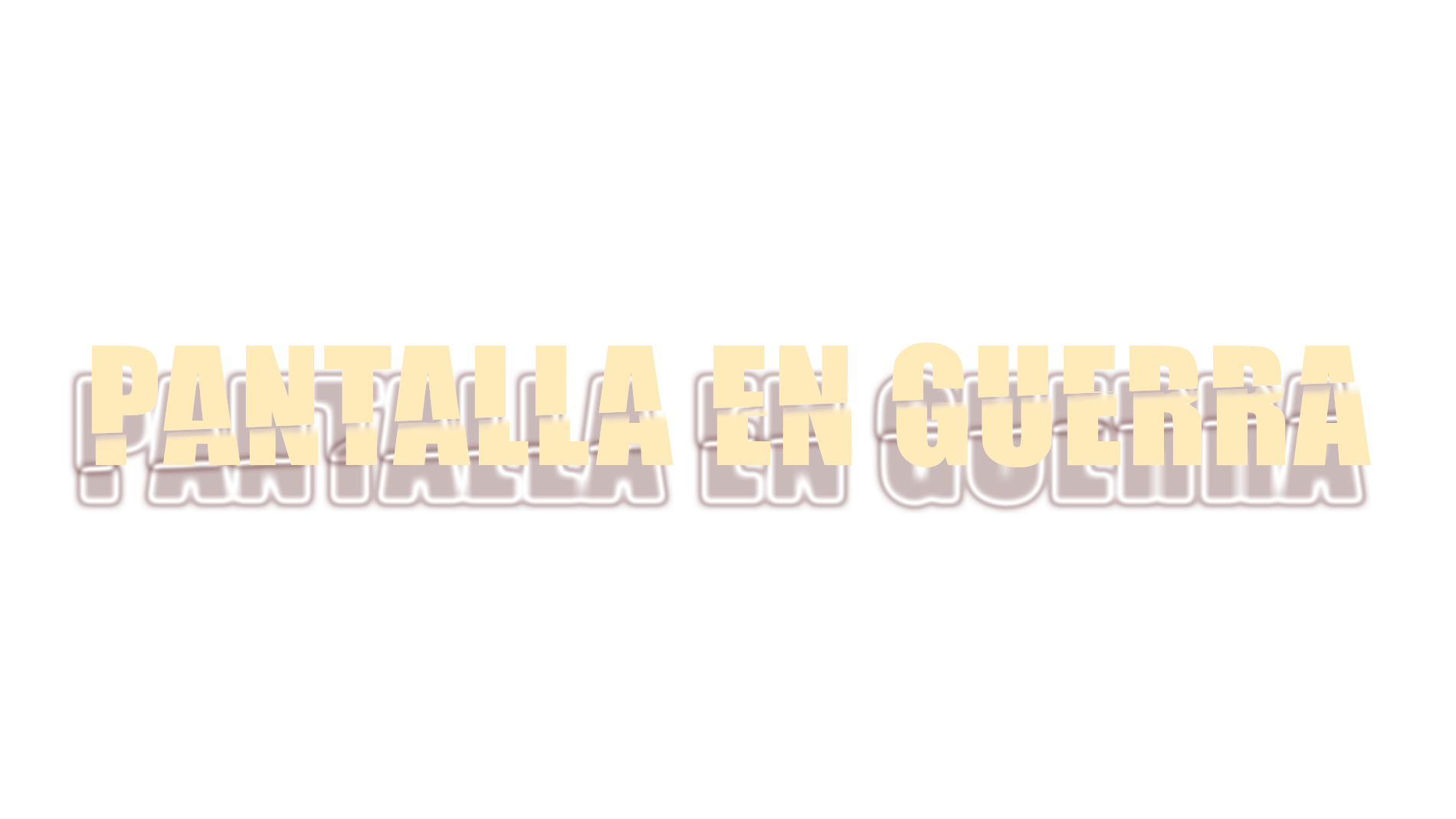 Logo pantalla en guerra